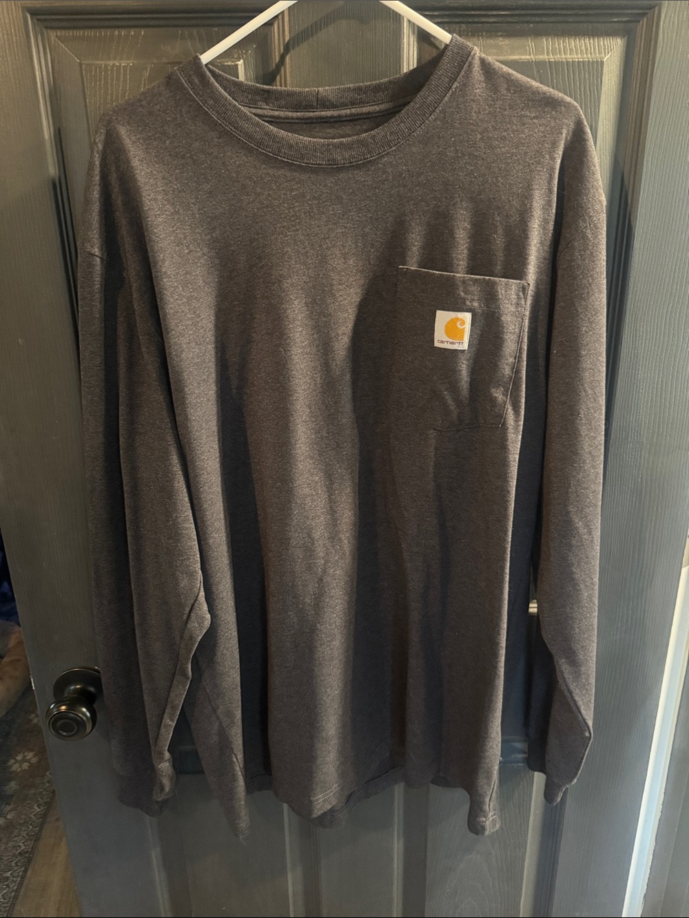 Carhartt Men's Crewneck Sweatshirt - Charcoal Gray